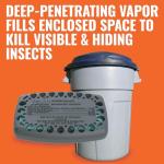 TERRO T800 Garbage Guard Trash Can Insect Killer - Kills Flies, Maggots, Roaches, Beetles, and Other Insects