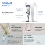 iWALK3.0 Hands Free Crutch - Pain Free Knee Crutch - Alternative to Crutches