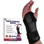 Carpal Tunnel Wrist Brace Night Support - Wrist Splint Arm Stabilizer & Hand Brace for Carpal Tunnel Syndrome Pain Relief with Compression Sleeve for Forearm or Wrist Tendonitis Pain Treatment (Right)