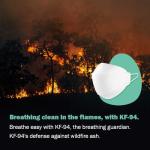 [20 Pack] Dr.Puri New Micro-Dust Protection Face Premium Mask (KF94) White Small