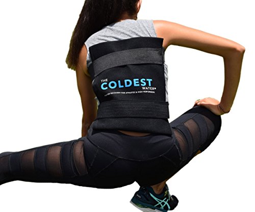 Coldest Gel Ice Pack with Wrap -Reusable Flexible Cold Pack for Injuries, Back Pain Relief, Hip, Shoulder, Knee, Back, After Surgery,Compress for Swelling, Bruises, Surgery - Cold Therapy