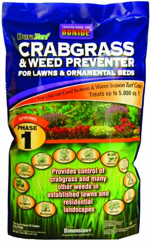 Bonide (BND60400) - Crabgrass and Weed Preventer, Dura Turf Crab-Grass Pre-Emergent Control for Lawn and Ornamental Garden Beds (9.5 lb.)