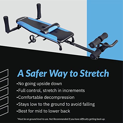 Exerpeutic Inversion Table Alternative Traction Table with 300 LBS Weight Capacity, Super Space Saving