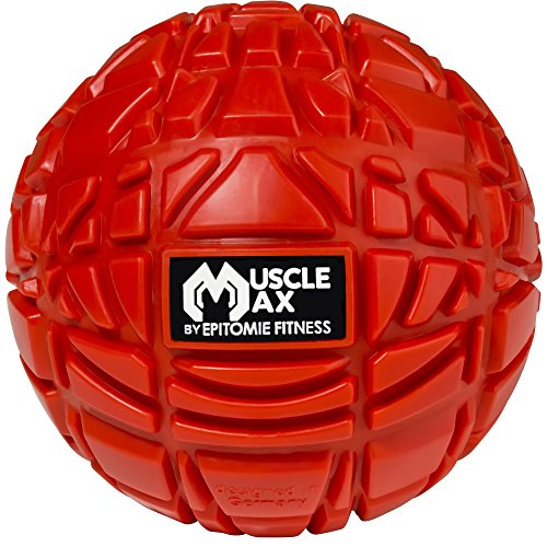 Muscle Max Massage Ball - Therapy Ball for Trigger Point Massage - Deep Tissue Massager for Myofascial Release - Mobility Ball for Exercise & Recovery