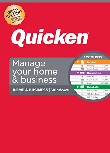 Quicken Home & Business Personal Finance-Track personal and business transactions all in one placeâ 1Year Subscription (Windows)