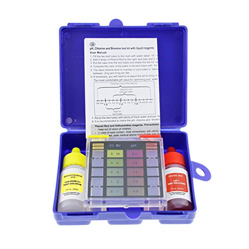 U.S. Pool Supply Standard 3-Way Swimming Pool & Spa Test Kit, Tests Water for pH, Chlorine and Bromine