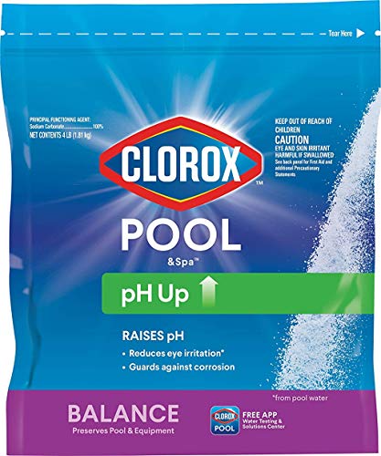 Clorox Pool&Spa 12104CLX pH Up, 4 lb, 4lb