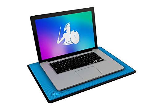 DefenderPad Laptop EMF Radiation Protection & Heat Shield by DefenderShield - EMF Blocker Lap Pad & 5G Protector Computer Lapdesk Compatible with up to 17" Laptop, Chromebook, MacBook (Blue)