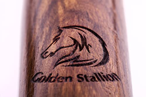Golden Stallion Leather Jump Rope - Jump Rope for Men and Women - Jump Rope Weighted and Adjustable - Transform Your Body at Home, Office & on the Go