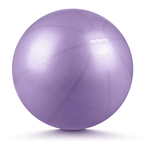 GalSports Pregnancy Birthing Ball, Yoga Exercise Birth Ball Chair for Delivery & Training & Fitness, Extra Thick Labor Ball with Quick Pump, Certified by SGS (Lavender Purple, M (48-55cm))