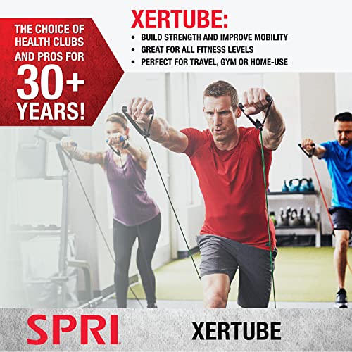 SPRI Xertube Resistance Bands Exercise Cords, Purple, Ultra Heavy