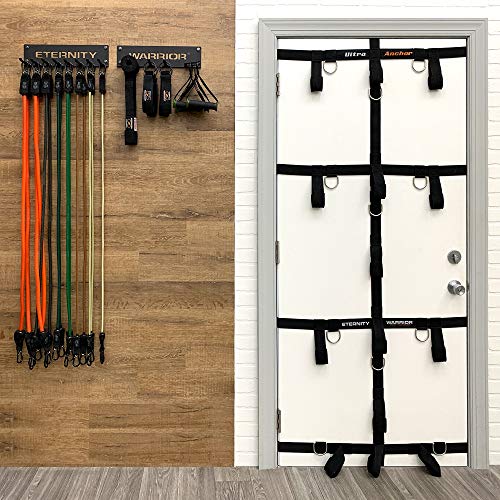 Bodylastics Bundle - 524 Beast! Complete 38 Pcs Resistance Bands Home Gym Set - Eternity Warrior Edition. Ultraanchor, Wall Rack, Upgraded Aluminum Clips, All Included!