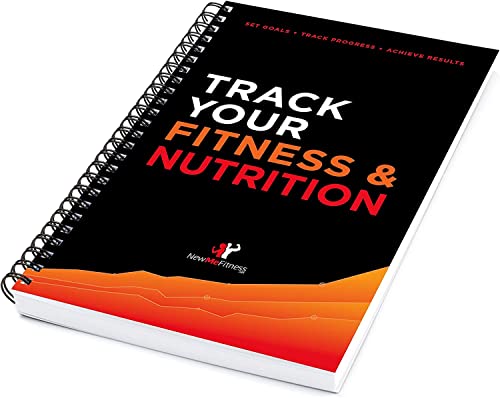 NewMe Fitness Journal for Women & Men, Fitness and Nutrition Planner to Track Weight Loss, Muscle Gain, Gym, Bodybuilding Progress, Daily Personal Health Tracker - 2 Pack (1 Nutrition Planner + 1 Fitness & Nutrition Planner)
