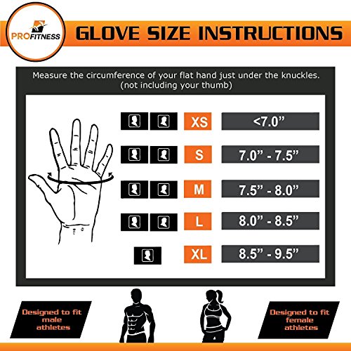 ProFitness Neoprene Workout Gloves with Silicone Non-Slip Grip – WODs, Weightlifting, Cross Training – Wrist Strap Support – Unisex for Men and Women (Camo, X-Small)