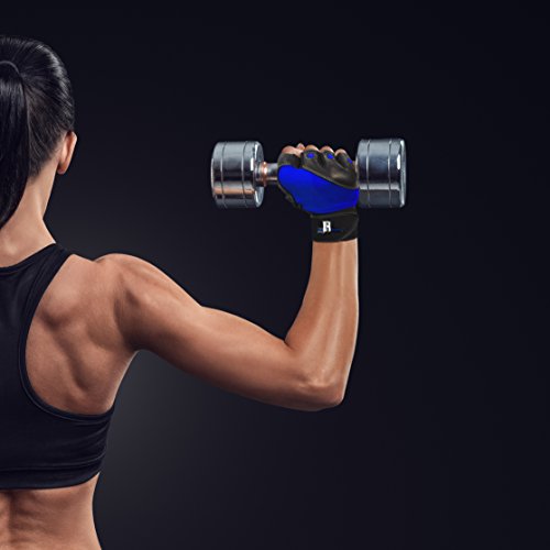 RIMSports Wrist Wrap Gloves for Men - Womens Lifting Gloves Gym Gloves for Women Weight Lifting Womens Workout Gloves for Weights Mens Weight Lifting Gloves Weightlifting Gloves Womens