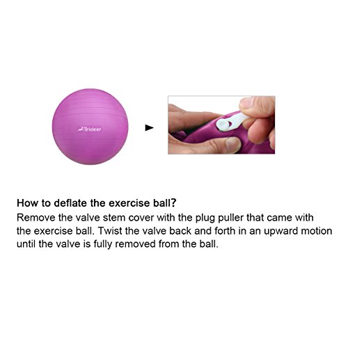 Trideer Yoga Ball Exercise Ball