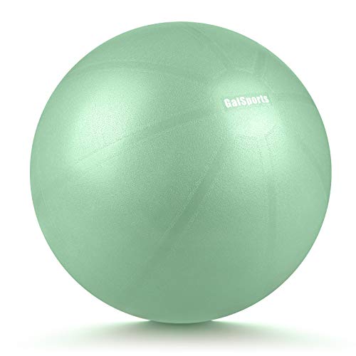 GalSports Pregnancy Birthing Ball, Yoga Exercise Birth Ball Chair for Delivery & Training & Fitness, Extra Thick Labor Ball with Quick Pump, Certified by SGS (Light Cyan, L(58-65cm))