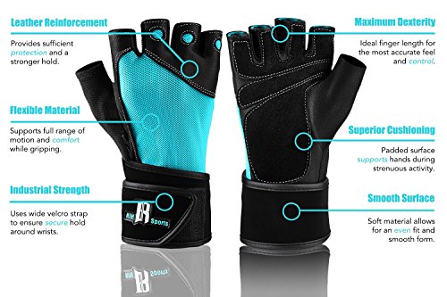 RIMSports Lift Gloves Women Gloves for Weightlifting wiethlifting Gloves Weight Training Gloves Wrist Wraps Wrist Wraps Women Lifting Grips Weightlifting Straps Wrist Straps for Weight Lifting