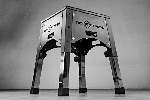 Rep Fully Assembled Adjustable Height Plyo Box 16/20/24 Plyometric Box for Agility Workouts and Box Jump Training