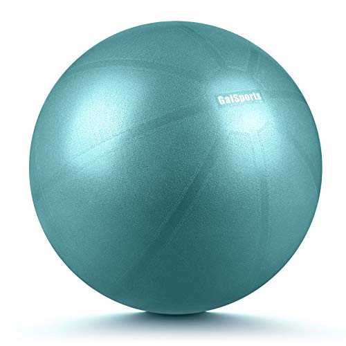 Galsports Pregnancy Birthing Ball, Yoga Exercise Birth Ball Chair for Delivery & Training & Fitness, Extra Thick Non-Toxic Anti-Burst Labor Ball with Quick Pump(Charcoal Blue,L(58-65cm))