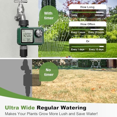 XinFuture Programmable Garden Hose Sprinkler Timer