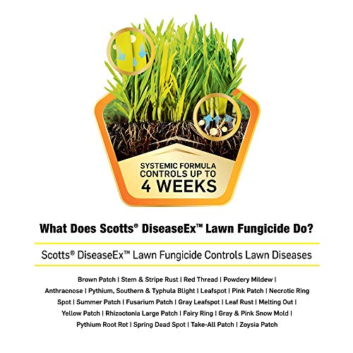 Scotts DiseaseEx Lawn Fungicide - 10 lbs Treats 5,000 sq. ft