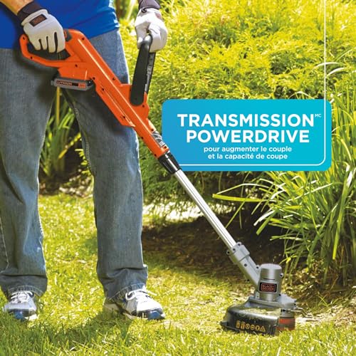 BLACK+DECKER Cordless String Trimmer and Edger, 12 Inch