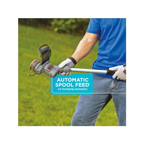 BLACK+DECKER Cordless String Trimmer and Edger, 12 Inch
