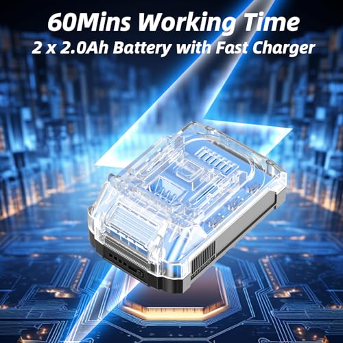 JAGROM 12" 20V Cordless String Trimmer & Lawn Edger