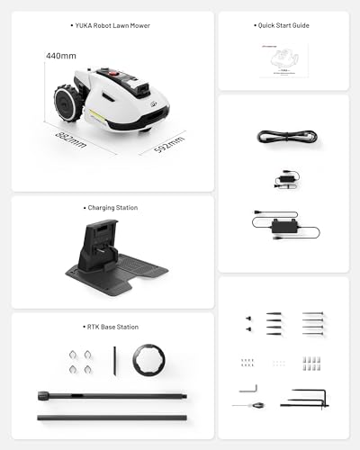 YUKA 2000 Robot Lawn Mower with Advanced Features