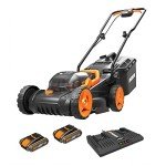 WORX 40V 34cm Cordless Lawn Mower Bundle