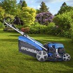 Hyundai 18" Self-Propelled Petrol Lawnmower with Grass Bag
