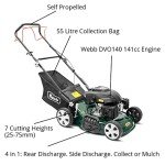 Webb 18" Self Propelled Petrol Lawnmower 141cc