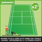 Greenworks 40V Cordless Lawnmower for 500m² Lawns