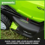 Greenworks 40V Cordless Lawnmower for 500m² Lawns