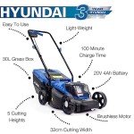 Hyundai 20V Cordless 32cm Lawnmower with Battery