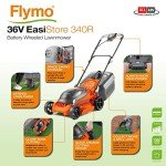 Flymo EasiStore 340R Cordless Lawnmower Kit