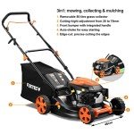 FUXTEC 18" Petrol Push Lawnmower with 50L Collector
