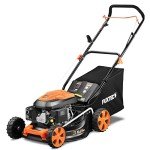 FUXTEC 18" Petrol Push Lawnmower with 50L Collector