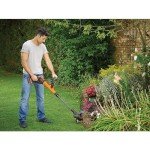 BLACK+DECKER Cordless Grass Trimmer, 28cm Cutting Width