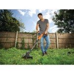 BLACK+DECKER Cordless Grass Trimmer, 28cm Cutting Width
