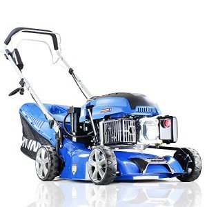 Hyundai 17" Self-Propelled Petrol Lawnmower, Blue
