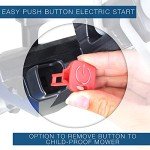 Hyundai 17" Self-Propelled Petrol Lawnmower, Blue