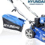 Hyundai 17" Self-Propelled Petrol Lawnmower, Blue