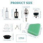 17-Piece Fuel Line Mower Fitting Kit