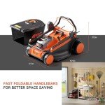 AIVOLT 48V Cordless Lawnmower with Batteries and Charger