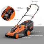 AIVOLT 48V Cordless Lawnmower with Batteries and Charger