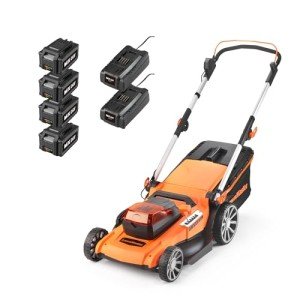LawnMaster 48V 46cm Cordless Lawn Mower Set