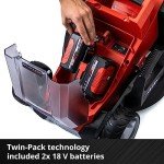 Einhell Cordless Lawnmower Kit with 2 Batteries