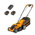 LawnMaster MX 24V Cordless Lawnmower & Spare Battery